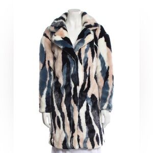 Beulah Multicolor Faux Fur Teddy Jacket